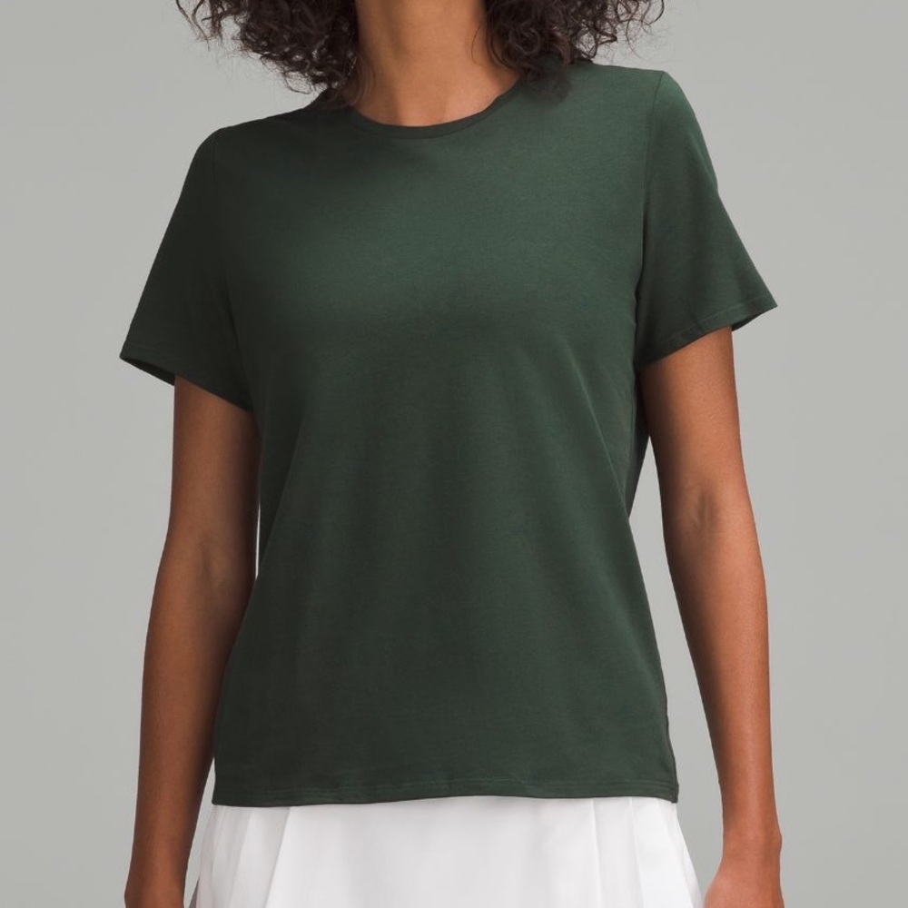 lululemon athletica Dark Green Short Sleeve Tee